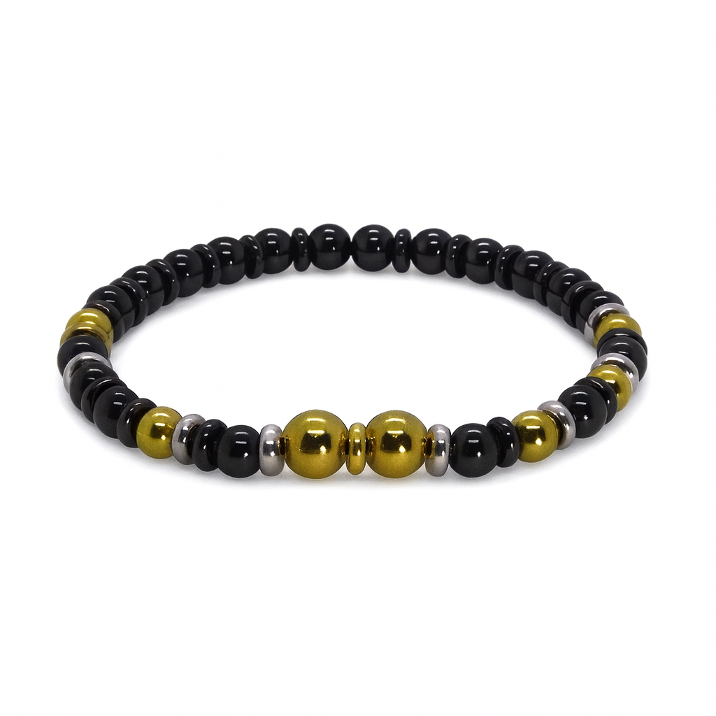 6mm Stainless Steel Beaded Bracelet #BRB-181