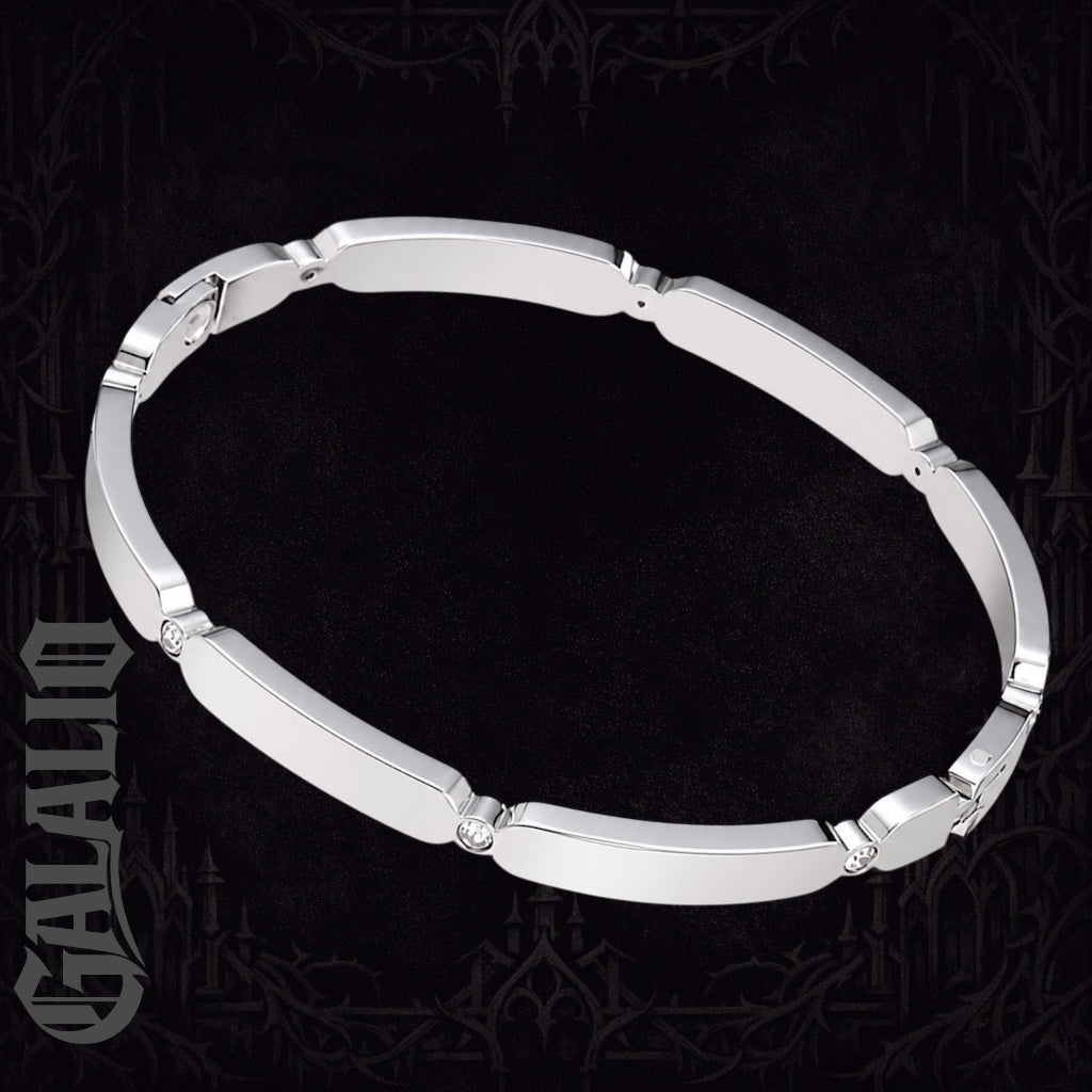 Women Gold Versatile, Square Shaped, Stainless Steel Bracelet
