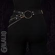 Women's Adjustable Leather Belt Body Chain Sexy Fashion Waist Harness