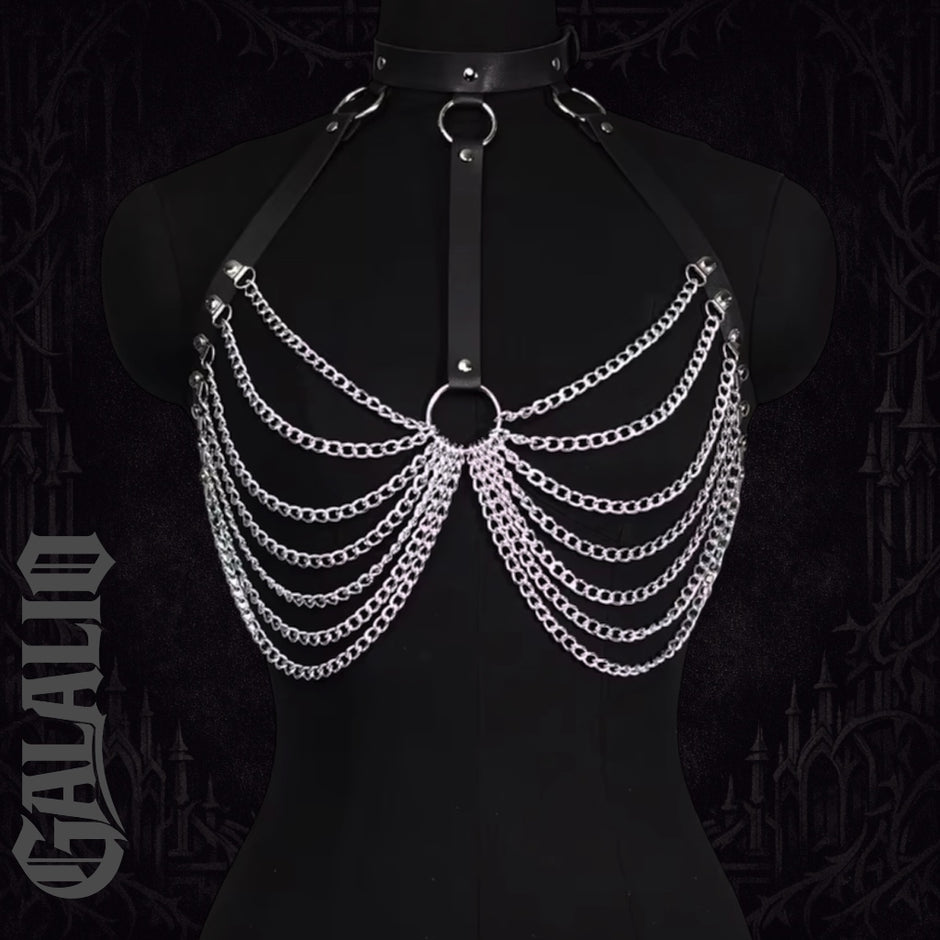 Fashion Belt Female Chest Chain Body Breast Punk Belt Harness