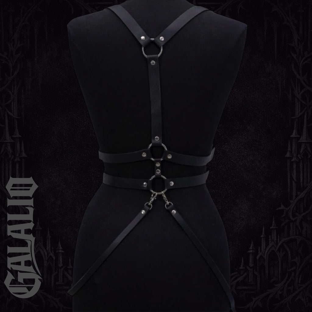 Women Punk Gothic Dark Black Personalized Fashion Body Harness