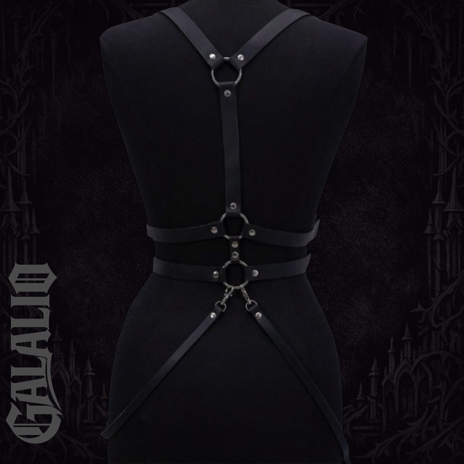 Women Punk Gothic Dark Black Personalized Fashion Body Harness