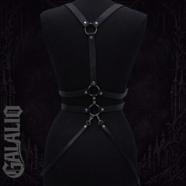 Women Punk Gothic Dark Black Personalized Fashion Body Harness