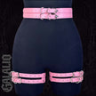 Fashion PU Leather Belt Goth Style Adjustable Leg Strap Harness
