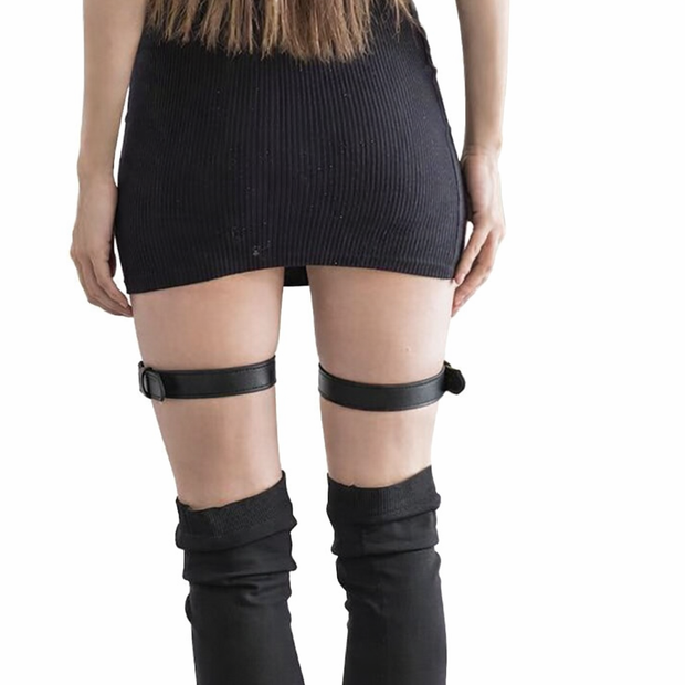 1Pair Women Black Fashion Garter Belt