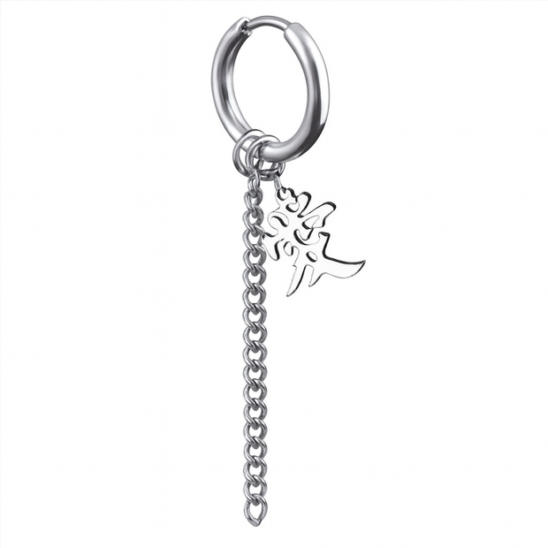 1Pc Fashionable Minimalist Stainless Steel Earring