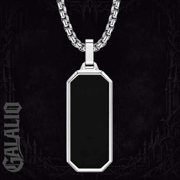 Men Solid Stainless Steel Pendant Necklace