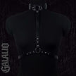 Women PU Leather Body Harness Belt Corset Chest Harness