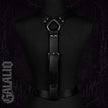Women Gothic Corset Belt Faux Leather Waist Trainer with Metal Buckle
