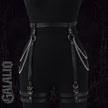 Women Fashion Belt Chain Tassel Punk Leather Harness Waist Belt Leg Harness
