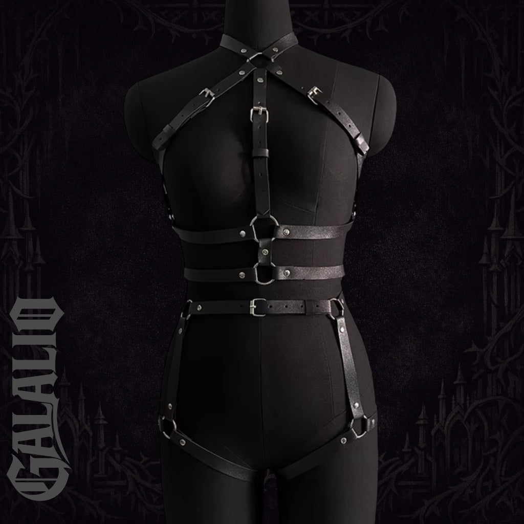 Body Women PU Leather Belt Lingerie Harness