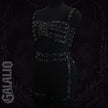 PU Leather Gothic Chest Full Body Harness