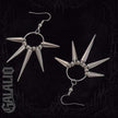 Women Punk Rock Spiked CCB Dangle Earrings