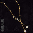 Women Stainless Steel Inlaid Cubic Zirconia Necklace