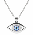 Unisex Stainless Steel Eye Pendant Necklace