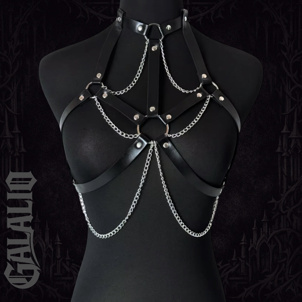 Women Fashion Street Style Adjustable Chest Harness