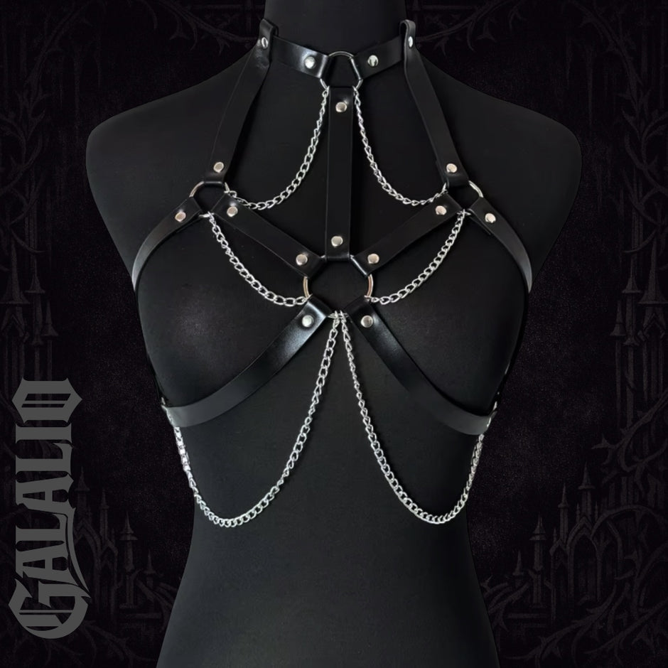 Women Fashion Street Style Adjustable Chest Harness