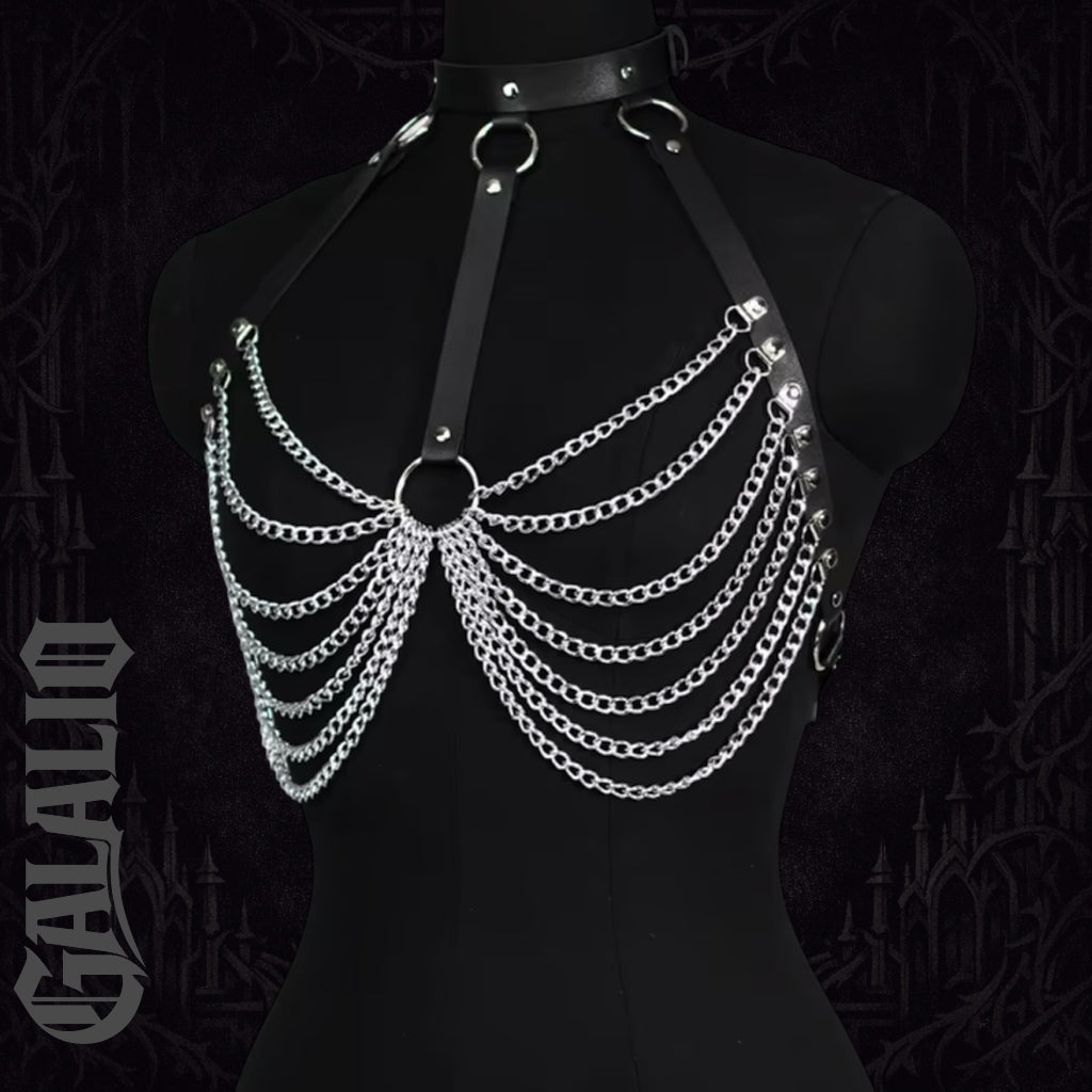 Fashion Belt Female Chest Chain Body Breast Punk Belt Harness
