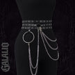 Women Fashion Belts Punk Street Style Leg Chain Pu Leather Harness
