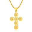 Christian Cross Pendant Chain Necklace