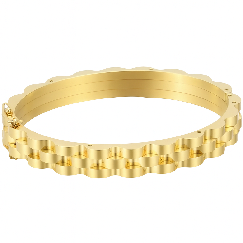 9mm Stainless Steel Cuff Bangle Unisex Bracelet