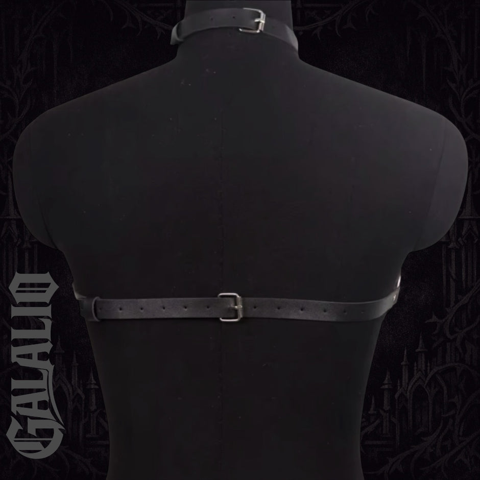 Fashion Gothic Belt Pu Leather Lingerie Chest Harness