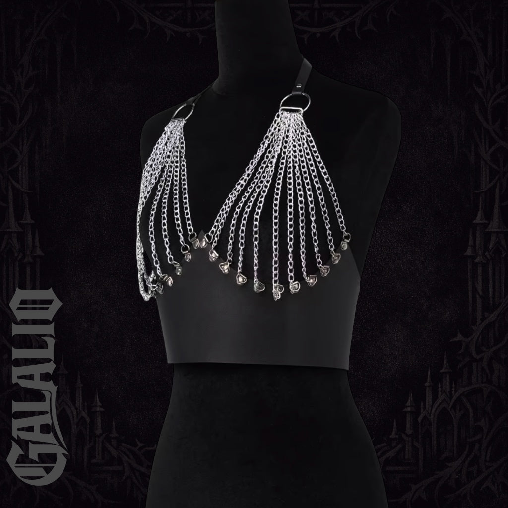 Fashion Belt Female Street Style Corset Chain Tassels Belt