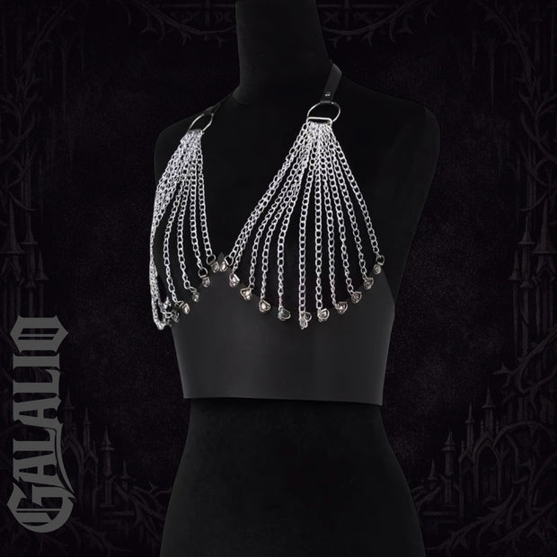 Fashion Belt Female Street Style Corset Chain Tassels Belt