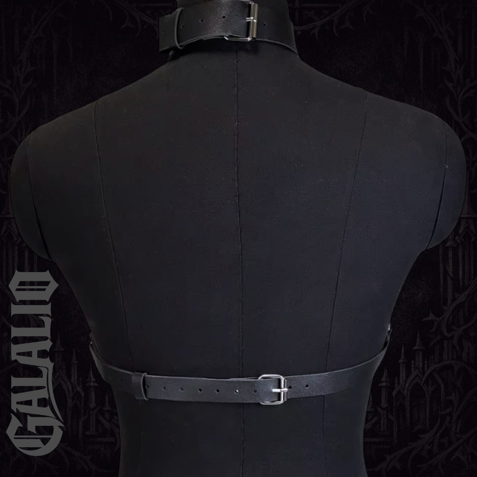 Women Bondage Body Lingerie Goth Crop Top Harness