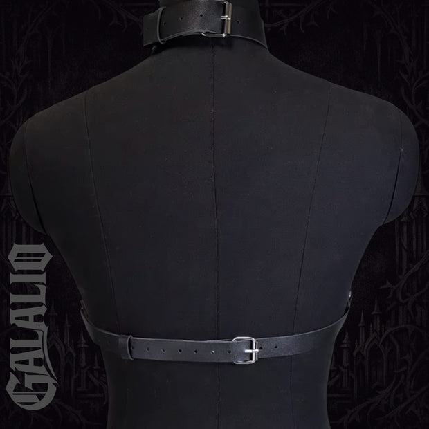 Women Bondage Body Lingerie Goth Crop Top Harness