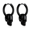1Pair Men Stainless Steel Vintage Skull Earrings