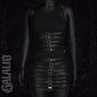Punk Gothic Adjustable Multi Belt Chest And Waist Harness