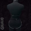 Women Fashion Full Body Chain Leather Waist Belt and Thigh Garter Set Harness