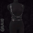 Women Gothic Punk Faux Leather Bondage Lingerie Belt Harness