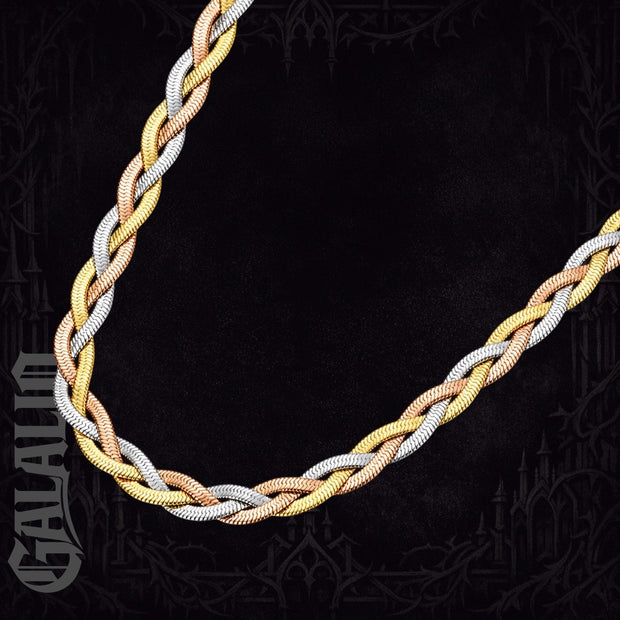 3 Color Stainless Steel Bohemia Snake Necklace