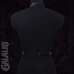 Women Stylish Faux Leather Choker Harness Belt