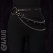Women's Adjustable Leather Belt Body Chain Sexy Fashion Waist Harness