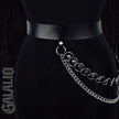 Women PU Leather Gothic Corset Waist Belt Harness