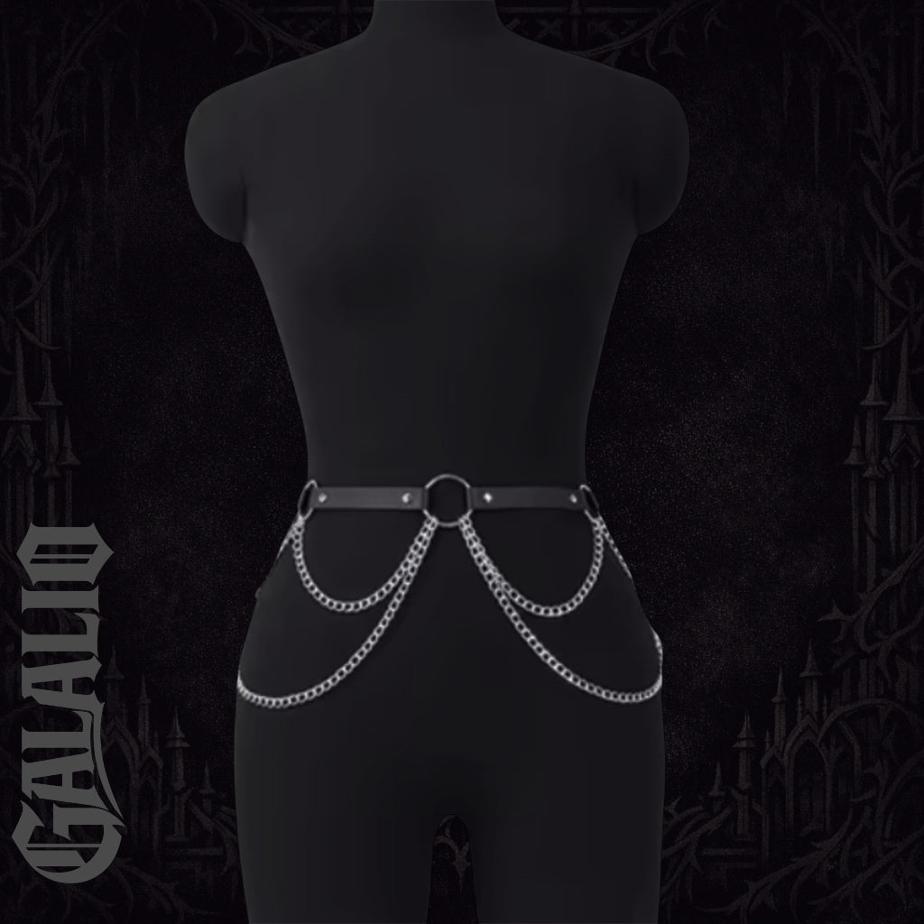 Women Fashion Body Chain Waist Harness