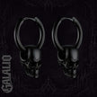1Pair Men Stainless Steel Vintage Skull Earrings