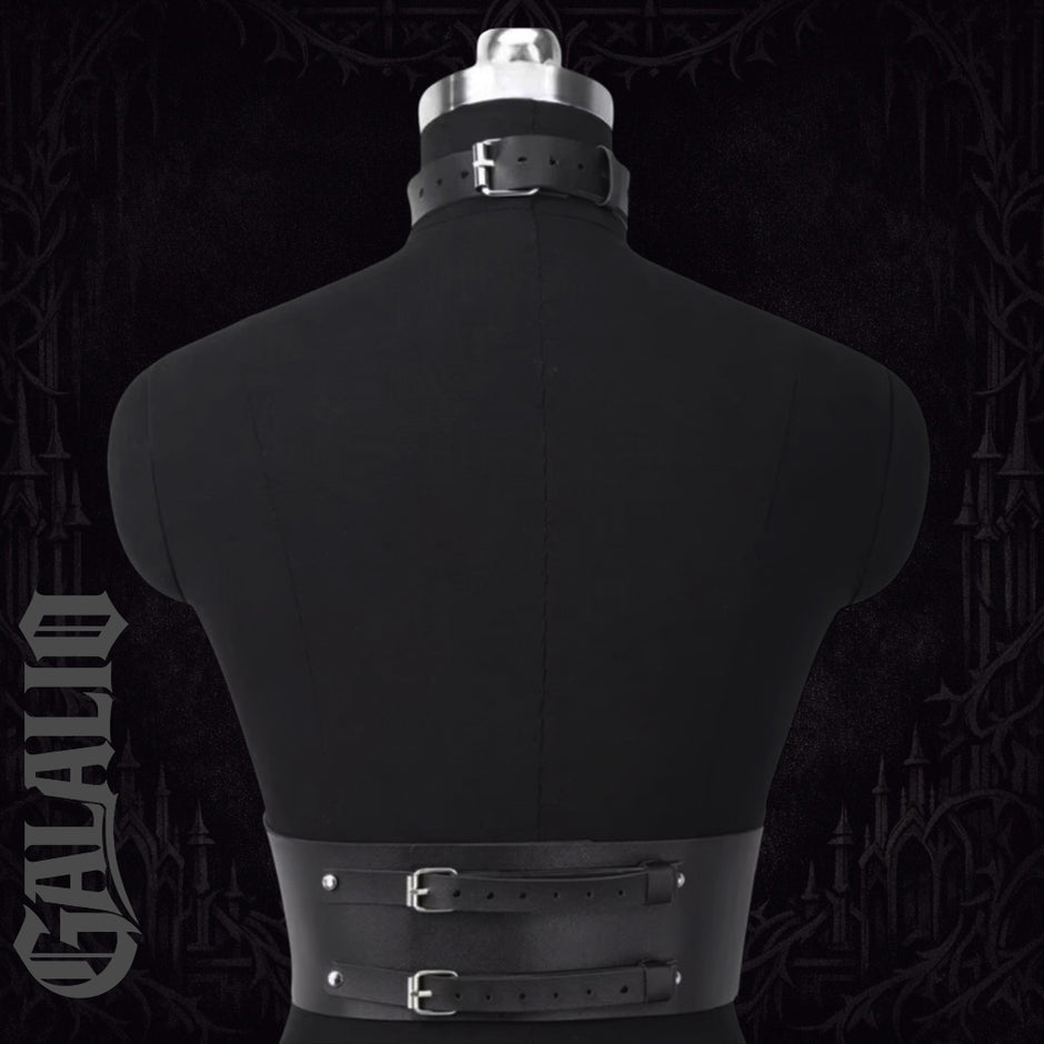 Women Fashion Belt Wide Corset Leather Corselet Harness