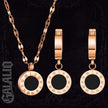 Stainless Steel Necklace & Earring Set
