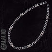 Men Barbed Wire Titanium Steel Studded Chain Necklace