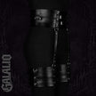 Women Dark and Mysterious PU Leather Metal Rings Harness