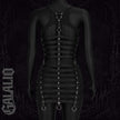 Punk Gothic Adjustable Multi Belt Chest And Waist Harness