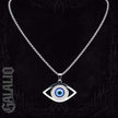 Unisex Stainless Steel Eye Pendant Necklace