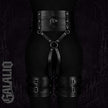 Women Dark and Mysterious PU Leather Metal Rings Harness