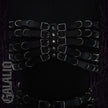 PU Leather Gothic Chest Full Body Harness