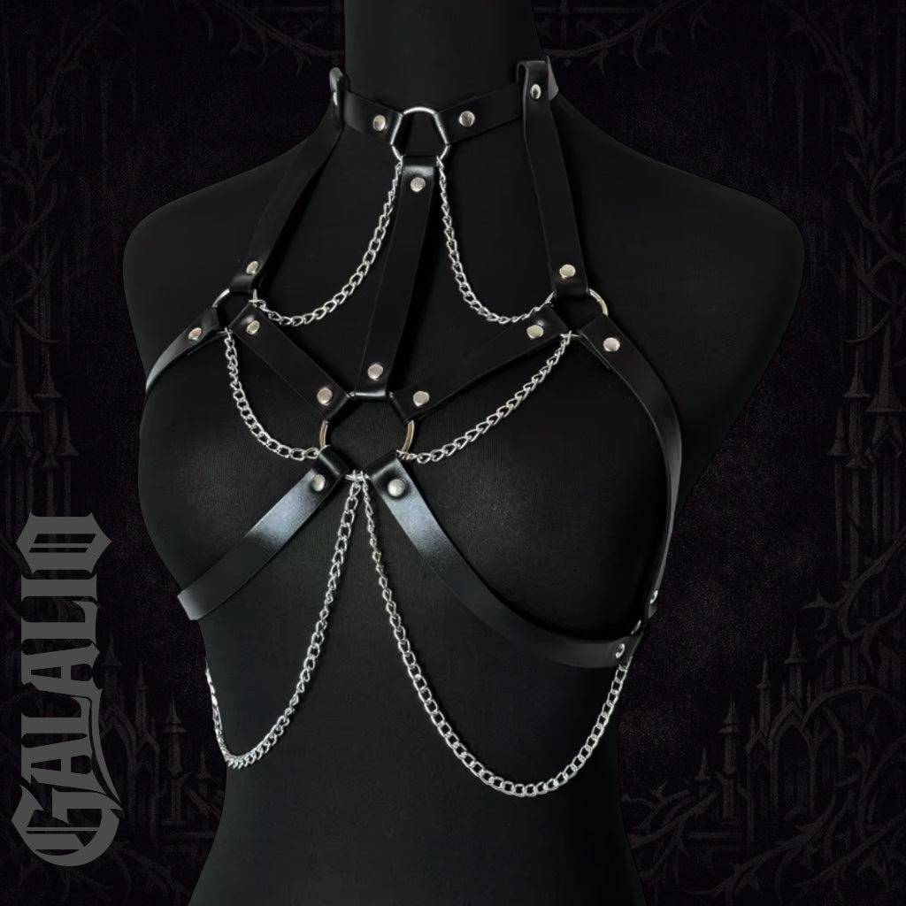 Women Fashion Street Style Adjustable Chest Harness