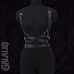 Women Gothic Punk Faux Leather Bondage Lingerie Belt Harness